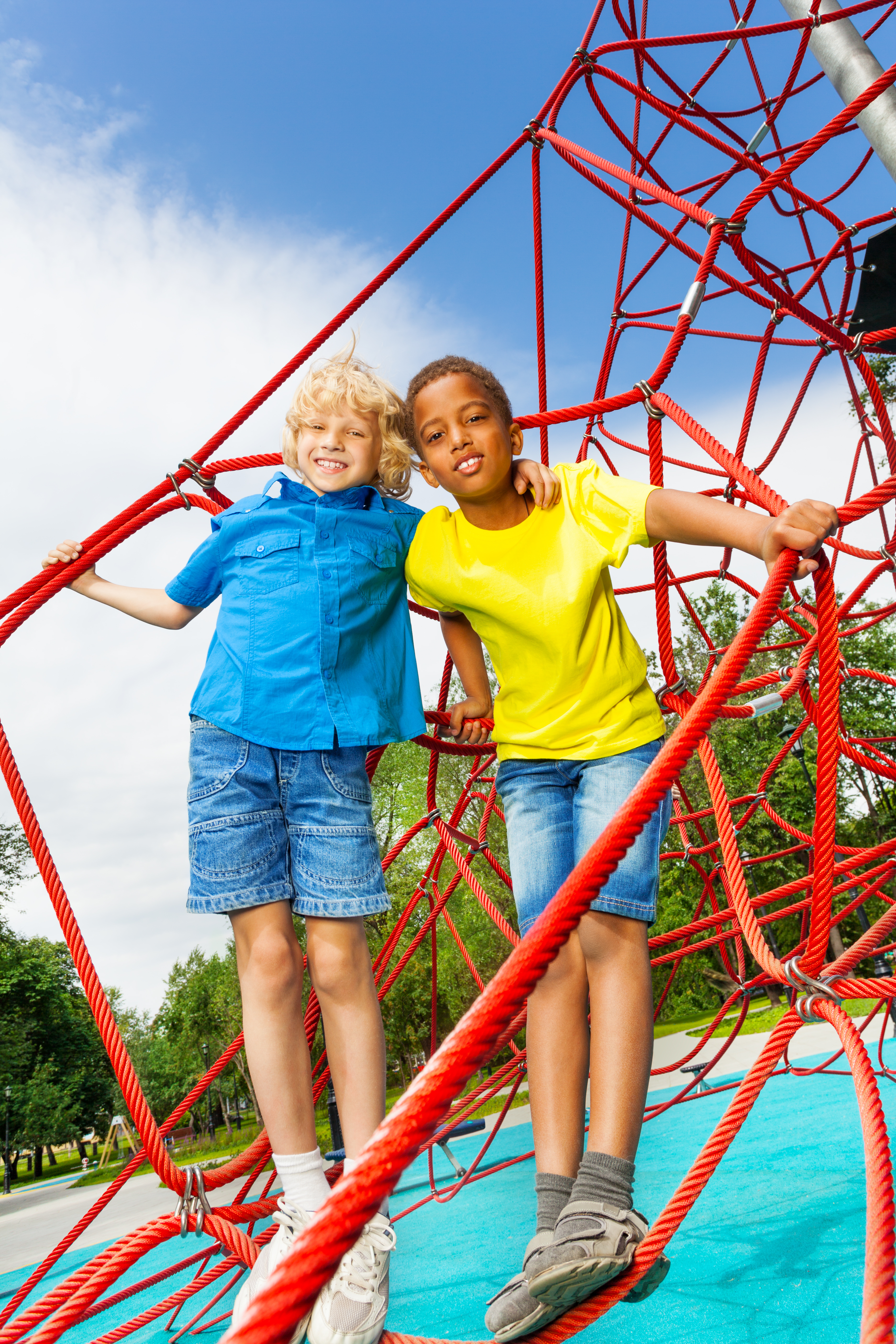 boys on playground