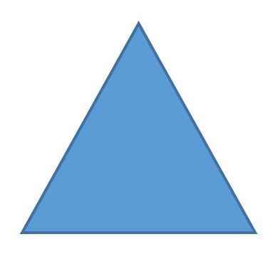 blue triangle