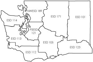 WA-State-ESD-Map AESD Service Area