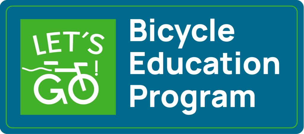 LetsGo-BEP_Horiz-Badge-BlueGreen Let's Go Bicycle Education Program logo